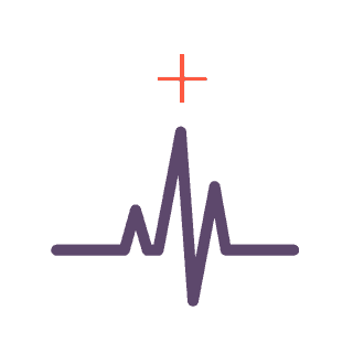 Pulse icon symbolizing business health and performance monitoring.