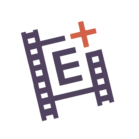 Graphic representing Element CPA’ storytelling or video content services, featuring a stylized film reel.